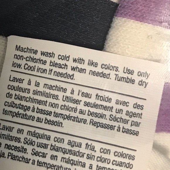 Champion UO Striped Cropped Reverse Weave Hoodie XS - Picture 11 of 12